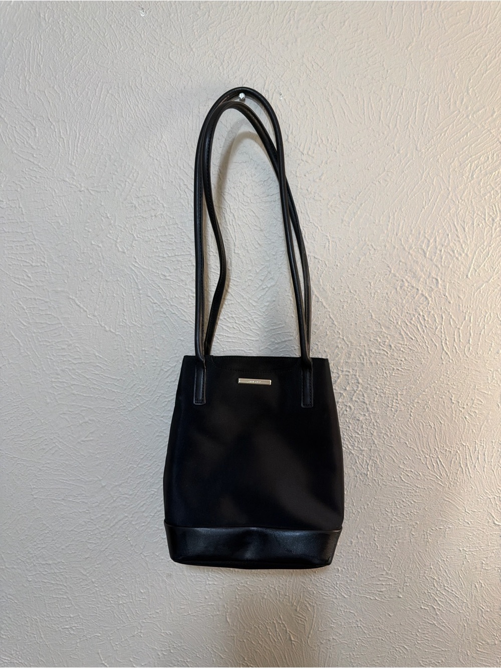 Nine West Black Nylon Tote with Double Straps